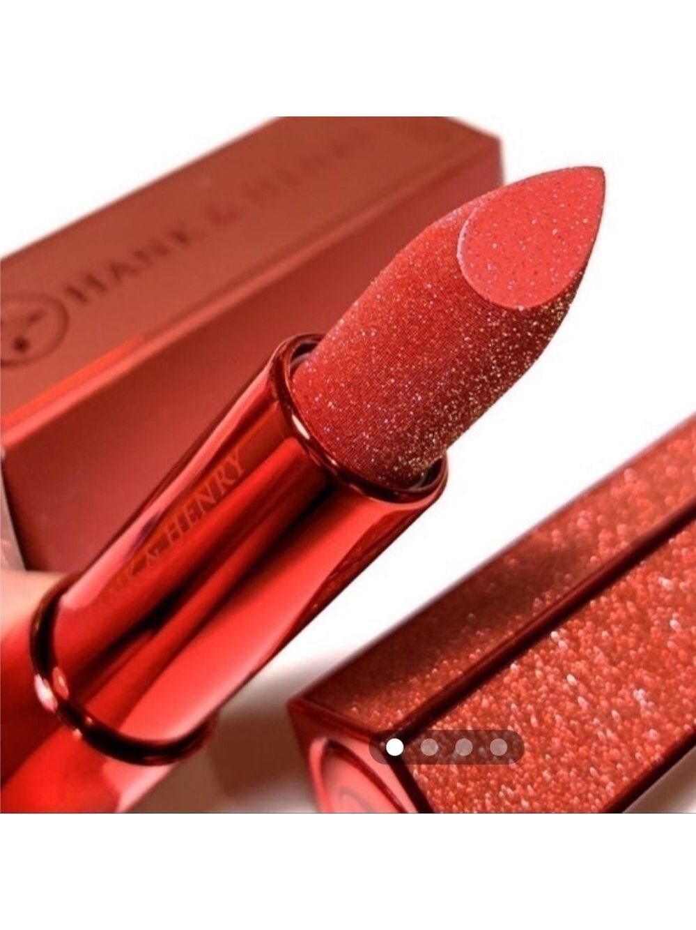 NEW Hank & Henry Satin Cream Lipstick In Te Amo